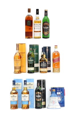Lot 123 - A selection of whisky