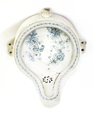Lot 276 - An Edwardian porcelain urinal