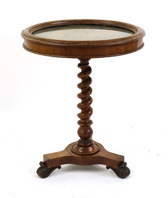 Lot 419 - A Victorian walnut occasional table