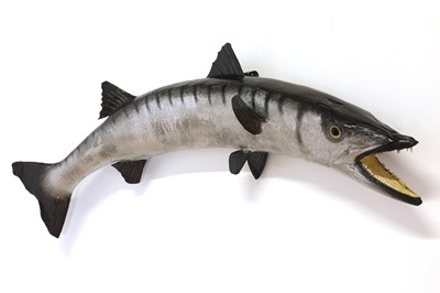 Lot 323 - A painted fibreglassed fishing trophy