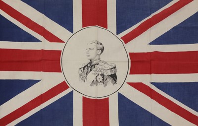 Lot 566 - A pair of Edward VIII Union Jack coronation flags