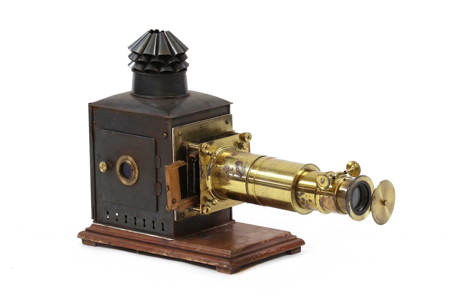 Lot 400 - A large magic lantern,