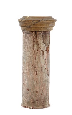 Lot 606 - A veined marble column