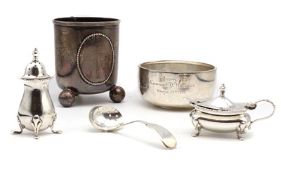 Lot 8 - A Victorian silver mug