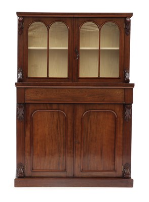 Lot 544 - A Victorian mahogany display cabinet