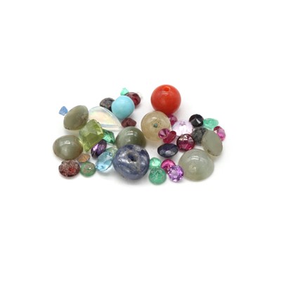 Lot 1543 - A collection of unmounted gemstones