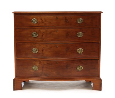 Lot 533 - A George III mahogany chest of drawers