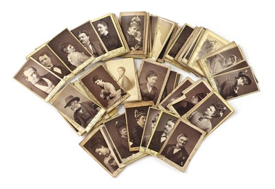 Lot 392 - An assortment of cabinet photographs or carte de visite