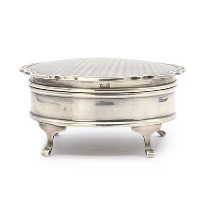 Lot 1359 - An Elizabeth II silver jewellery box, by Adie Brothers Ltd