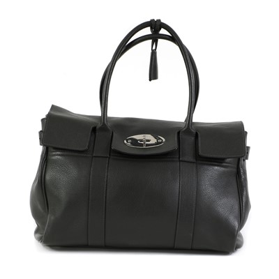 Lot 1465 - A Mulberry grey leather Bayswater