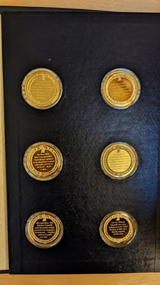 Lot 41 - A set of silver gilt Churchill Centenary medals