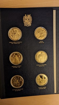 Lot 41 - A set of silver gilt Churchill Centenary medals