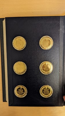 Lot 41 - A set of silver gilt Churchill Centenary medals