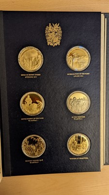Lot 41 - A set of silver gilt Churchill Centenary medals