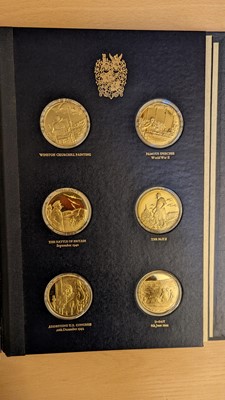 Lot 41 - A set of silver gilt Churchill Centenary medals