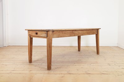 Lot 432 - A cherrywood farmhouse table