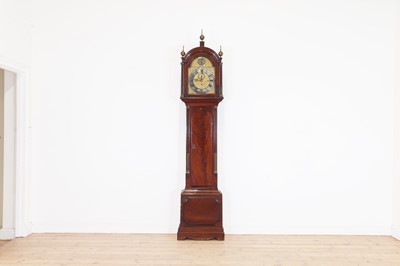 Lot 89 - A George III mahogany musical eight-day longcase clock