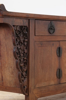 Lot 269 - A large hardwood side cabinet