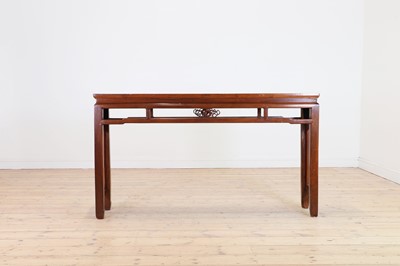Lot 290 - An hardwood side table