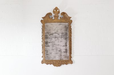 Lot 251 - A George II gilt gesso pier mirror