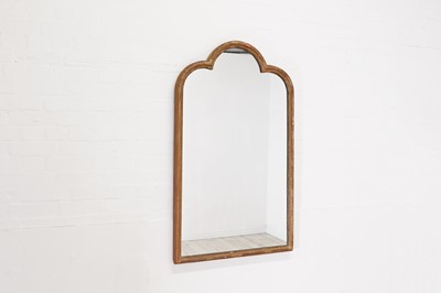Lot 276 - A Queen Anne-style giltwood mirror