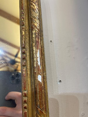 Lot 276 - A Queen Anne-style giltwood mirror