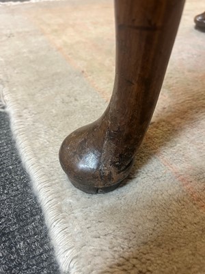 Lot 239 - A George II walnut corner chair