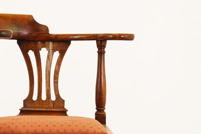 Lot 239 - A George II walnut corner chair