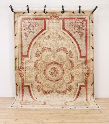 Lot 373 - A French Aubusson carpet