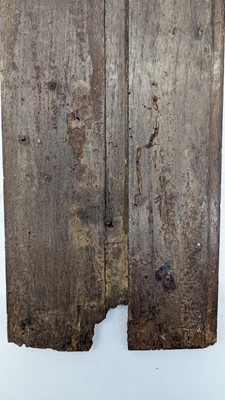 Lot 516 - A pair of carved oak Romayne panels