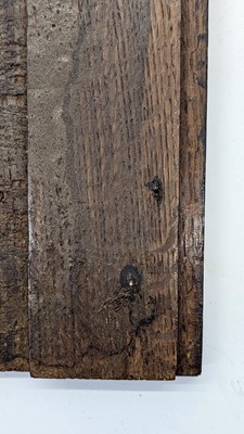 Lot 516 - A pair of carved oak Romayne panels