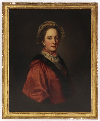 Lot 60 - Attributed to Nathaniel Hone RA (Irish, 1718-1784)