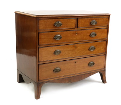 Lot 459 - A George III mahogany chest of drawers