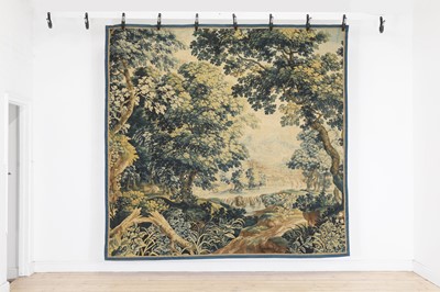 Lot 462 - A verdure tapestry fragment