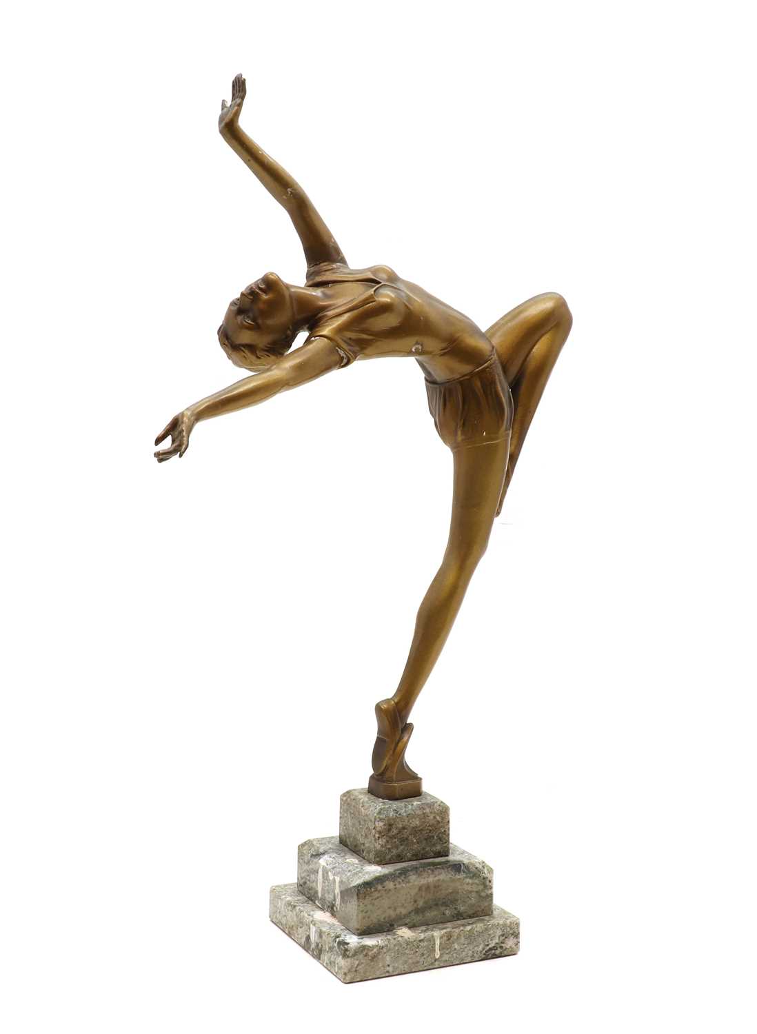 Lot 311 - An Art Deco spelter figure