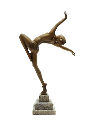 Lot 311 - An Art Deco spelter figure