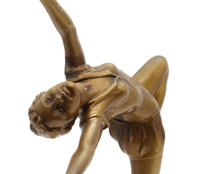 Lot 311 - An Art Deco spelter figure