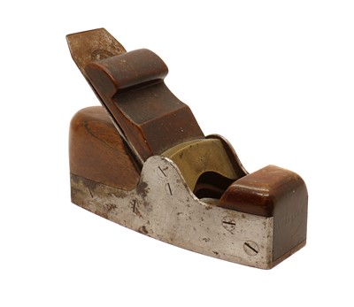 Lot 300 - A Marples & Son brass steel and mahogany bullrose plane