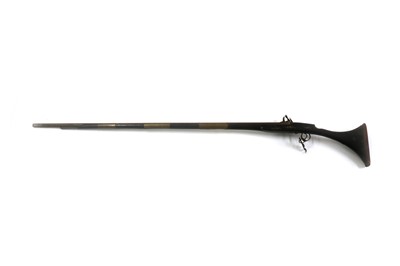 Lot 109 - A Middle Eastern Jezail flintlock rifle