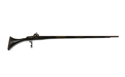 Lot 109 - A Middle Eastern Jezail flintlock rifle