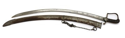 Lot 116 - A 1796 Pattern Light Cavalry Officer's sabre and scabbard