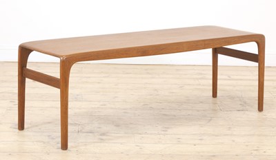 Lot 393 - A Danish teak coffee table