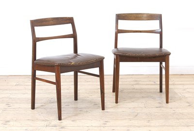 Lot 319 - A pair of Danish rosewood dining chairs