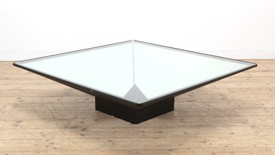 Lot 518 - A mirrored geometric coffee table