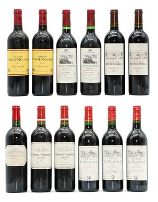 Lot 173 - A selection of Bordeaux red wines