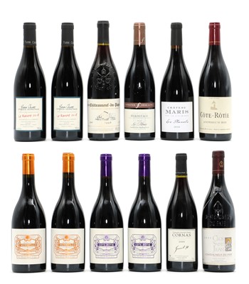 Lot 156 - A selection of mixed French red wines