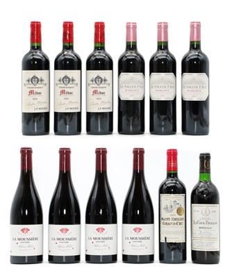 Lot 152 - A selection of French red wines