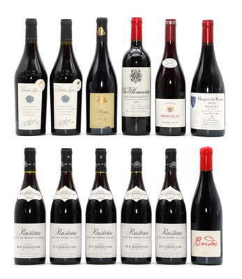 Lot 192 - A selection of French red wines