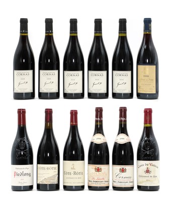 Lot 203 - A selection of Rhone red wines
