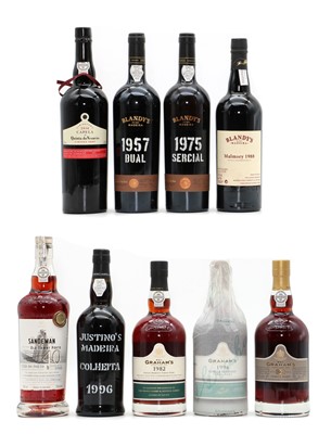 Lot 127 - A selection of ports and Madeiras